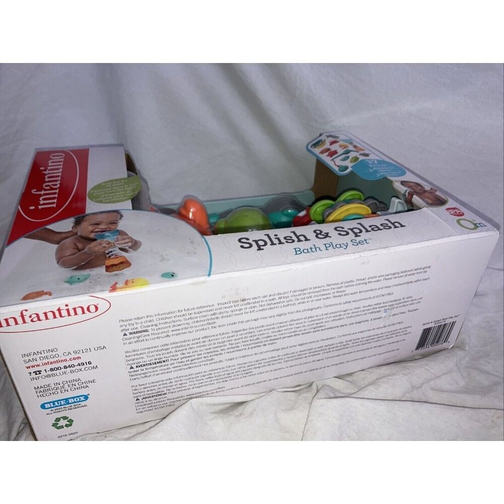 Brand New Seaked Rare Infantino splish & splash bath playset - Picture 6 of 12